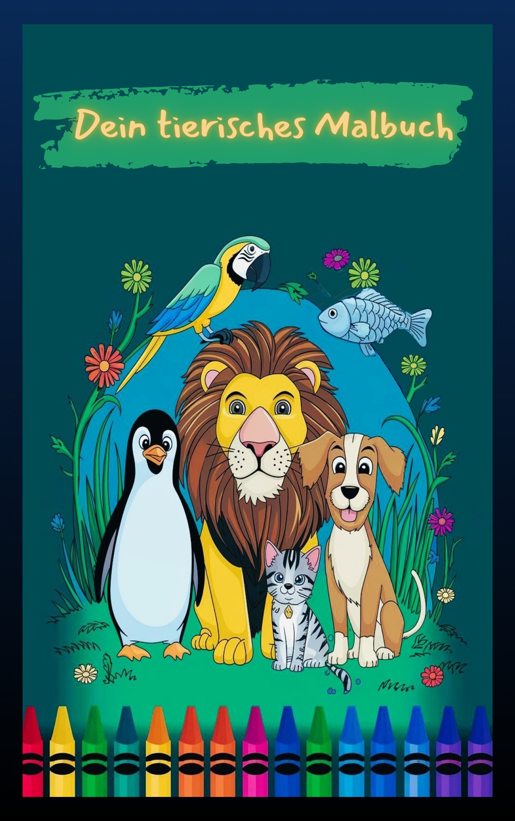 Dein tierisches Kindermalbuch